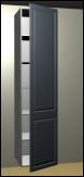 Pantry Cabinet 450mm wide with a WHITE SFRP Polyurethane GLOSS door